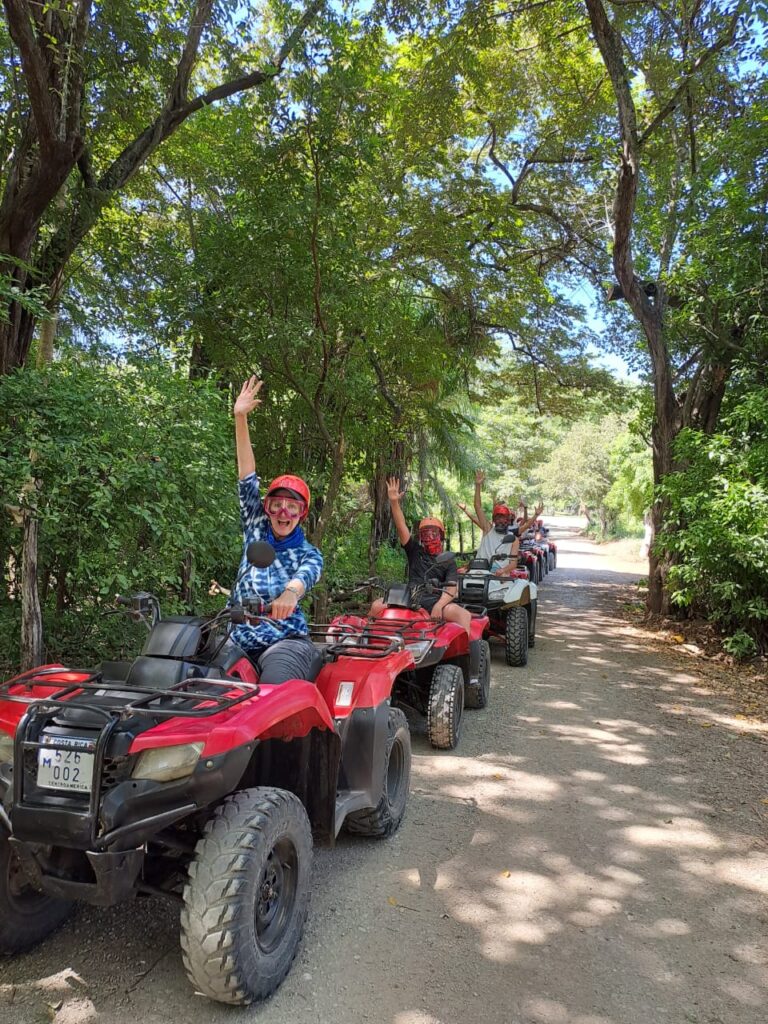 Group Ready To Ride ATV Tour Reserva Conchal Westin Costa Rica Brasilto Tours ATV Adventure