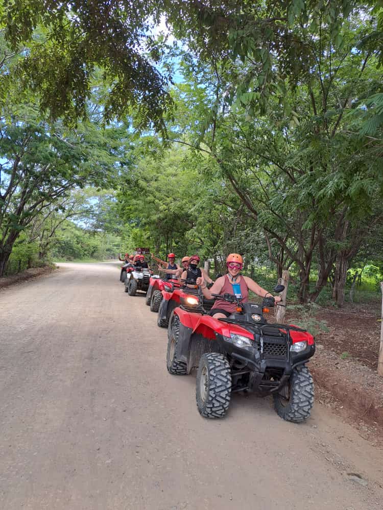 Lined up ATV Tour 2-Hour ATV Ride Brasilito Tours