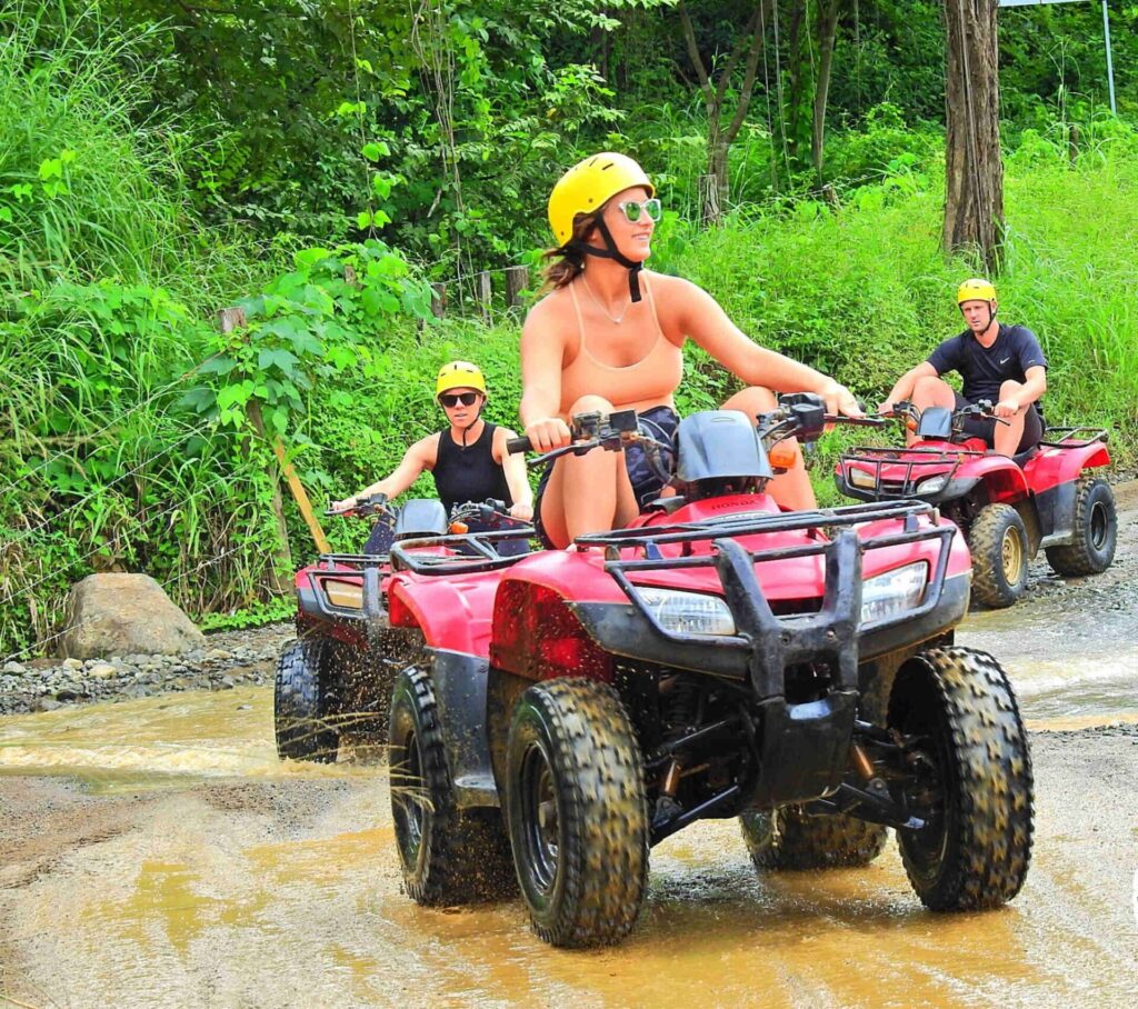 ATV Crossing River ATV Adventure from Westin Reserva Conchal Costa Rica