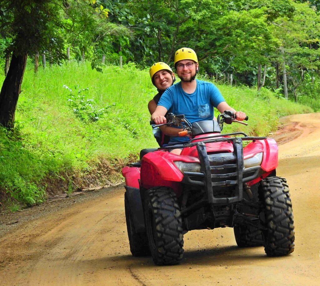 ATV Forest ATV Tour Monkey Sanctuary Costa Rica Brasilito Tours