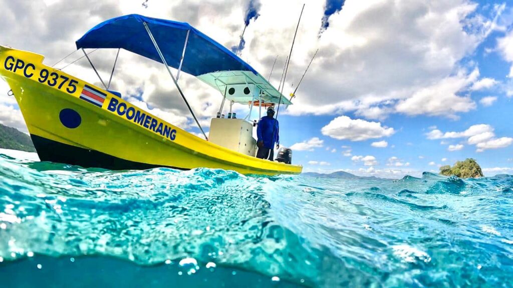 boomerang action shot Boomerang Fishing Charters Brasilito Tours