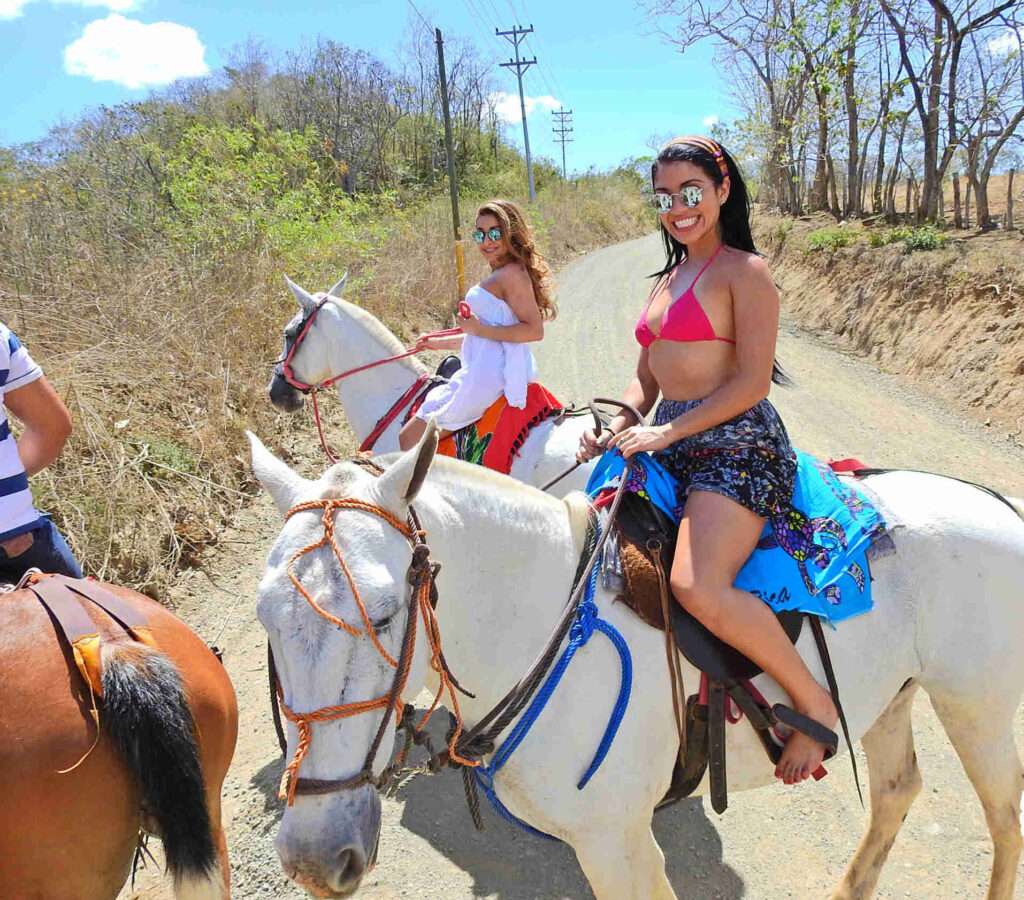 Girls on Horseback Horseback Riding Westin Conchal Brasilito Tours